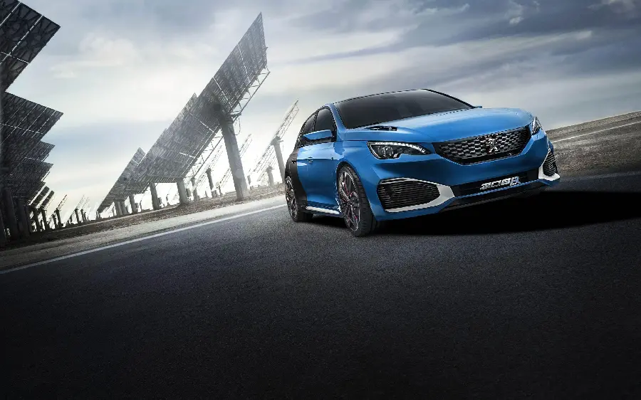 Cool Peugeot Blue Background