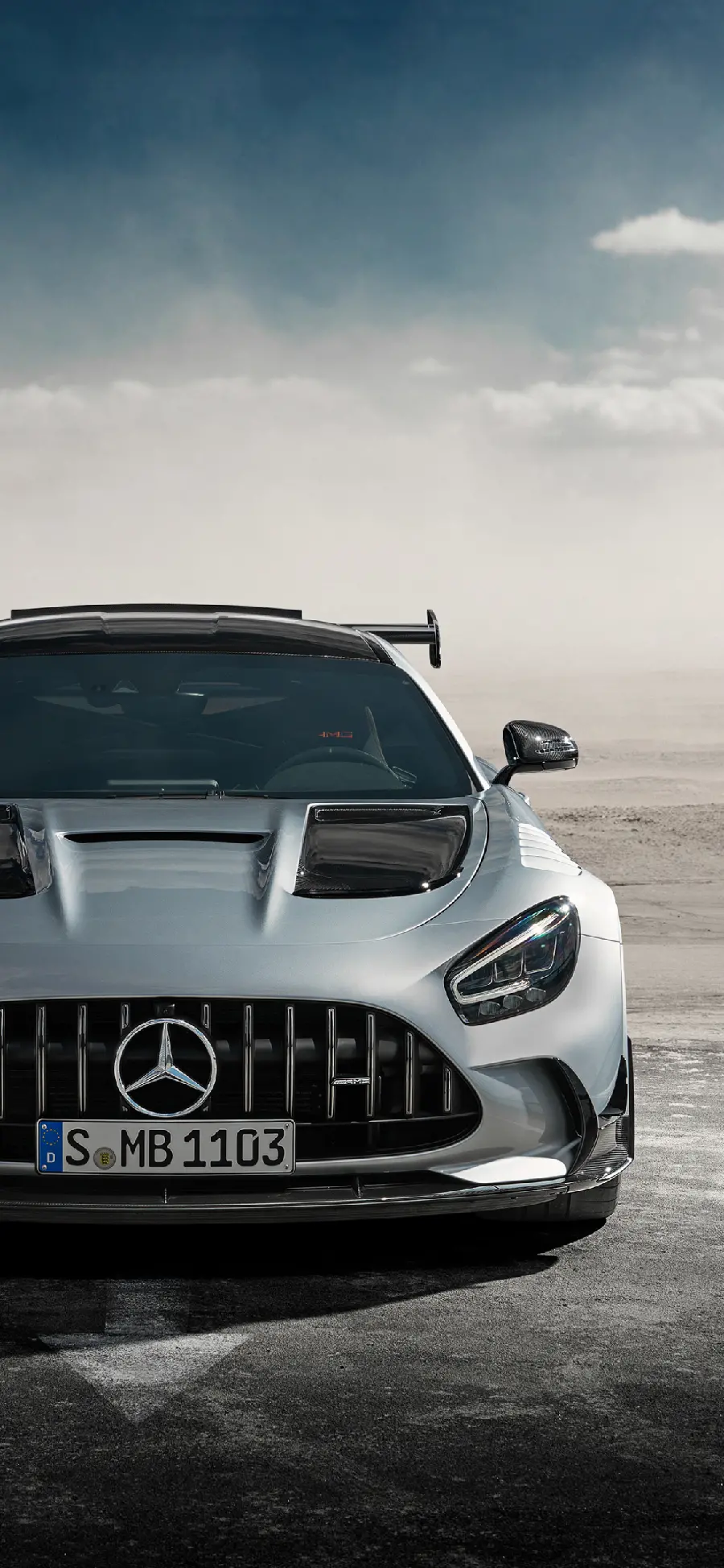 Luxury Background For IPhone 15 With Magic Benz Car Design