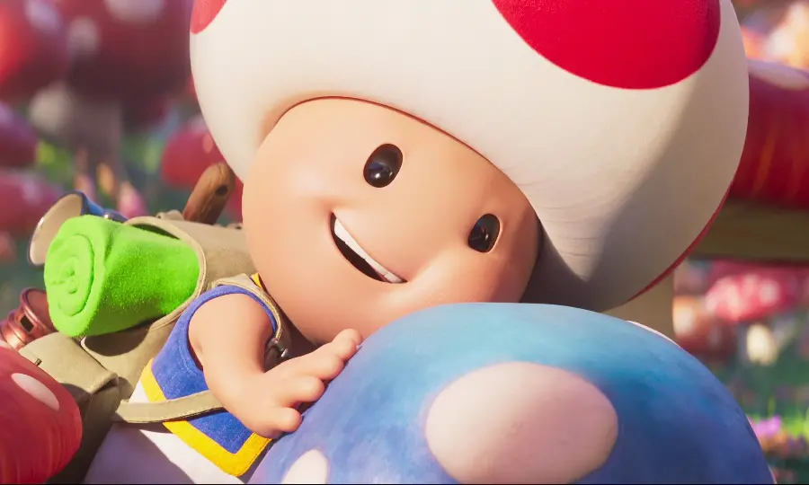 Lovely Toad or Mushroom Super Mario Background for Laptop
