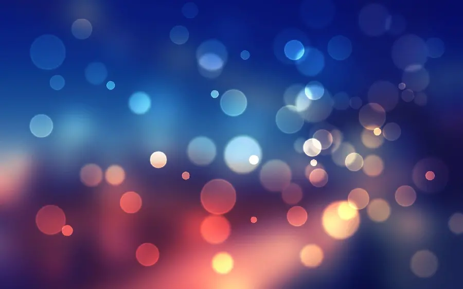 Spectacular Red and Blue Blurry Lights Background for Laptop