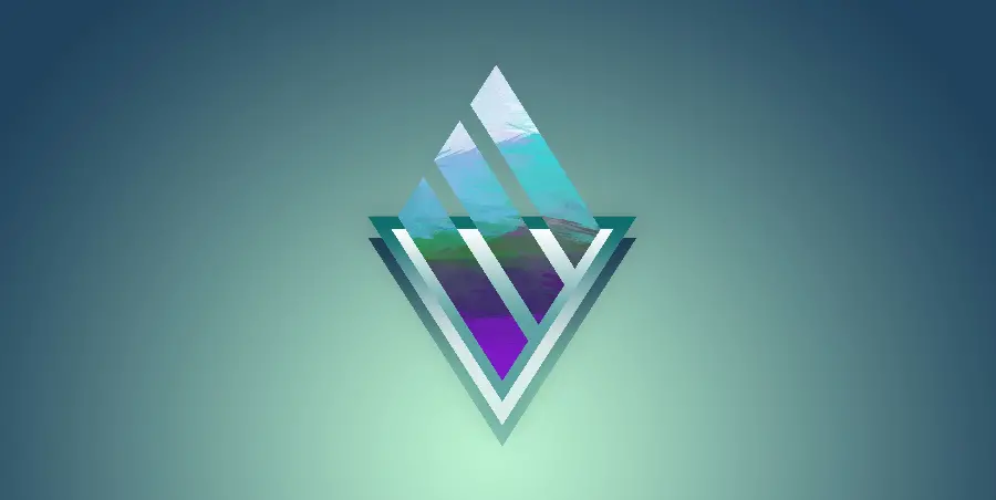 Interesting and spectacular photo of a diamond-shaped gradient with excellent quality 