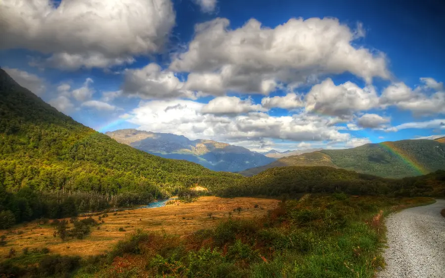 Beautiful nature scenery for 4K profile