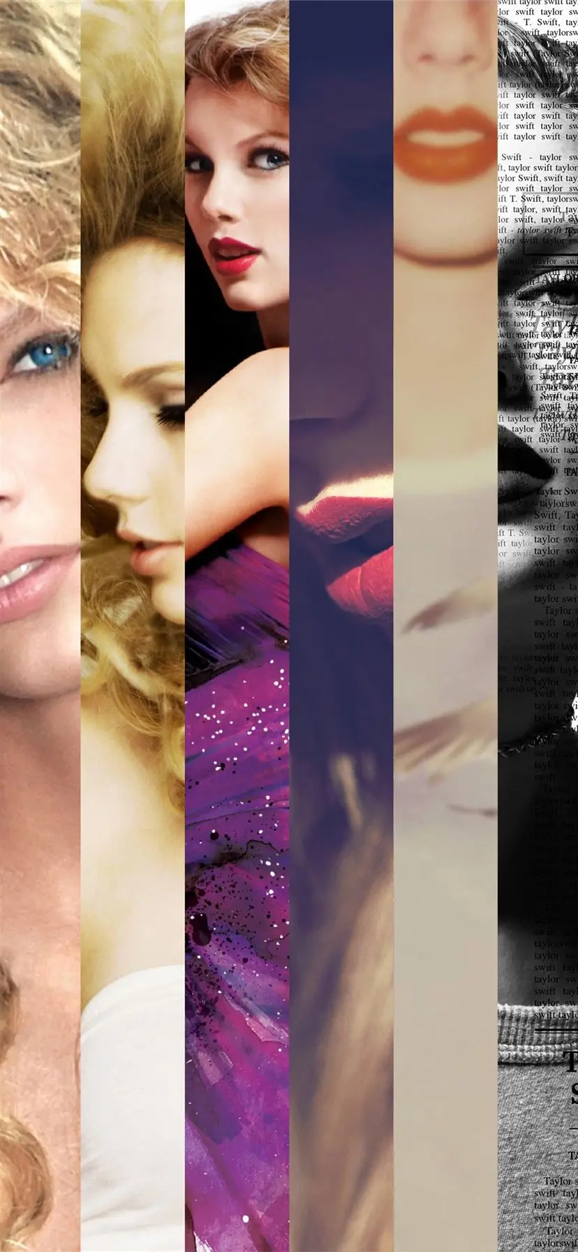 A magical multi-piece picture of Taylor Swift suitable for a Fan Page