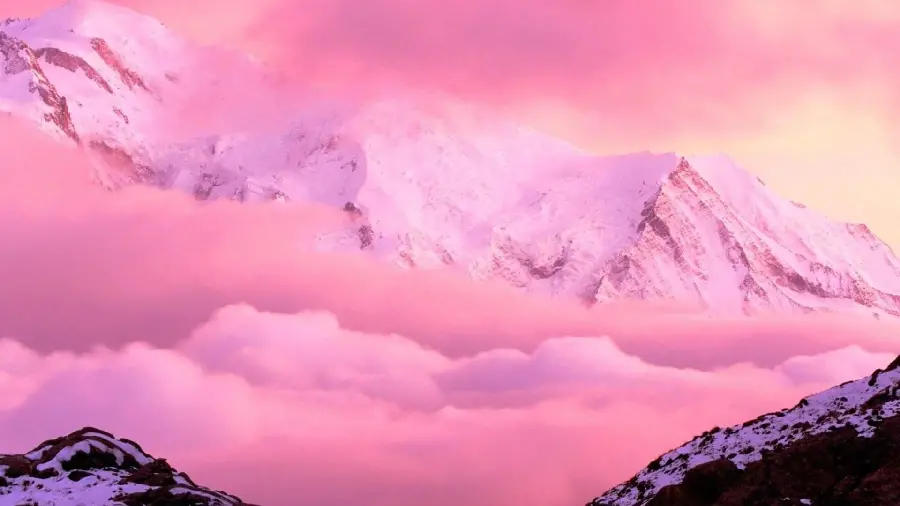 The most beautiful pink cloudy sky wallpaper in high quality