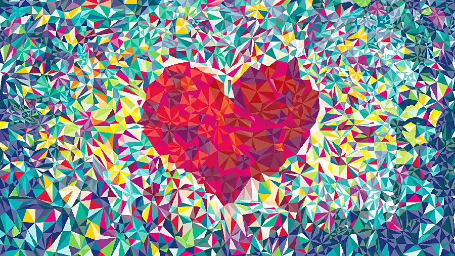 Fantasy Heart Wallpaper HD Suitable for Laptop