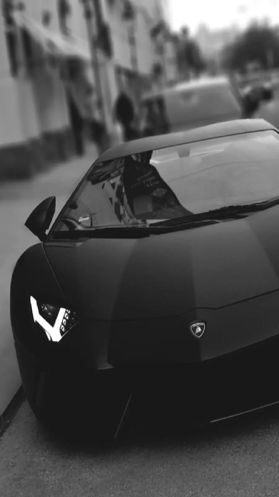 Luxury Black Lamborghini Wallpaper