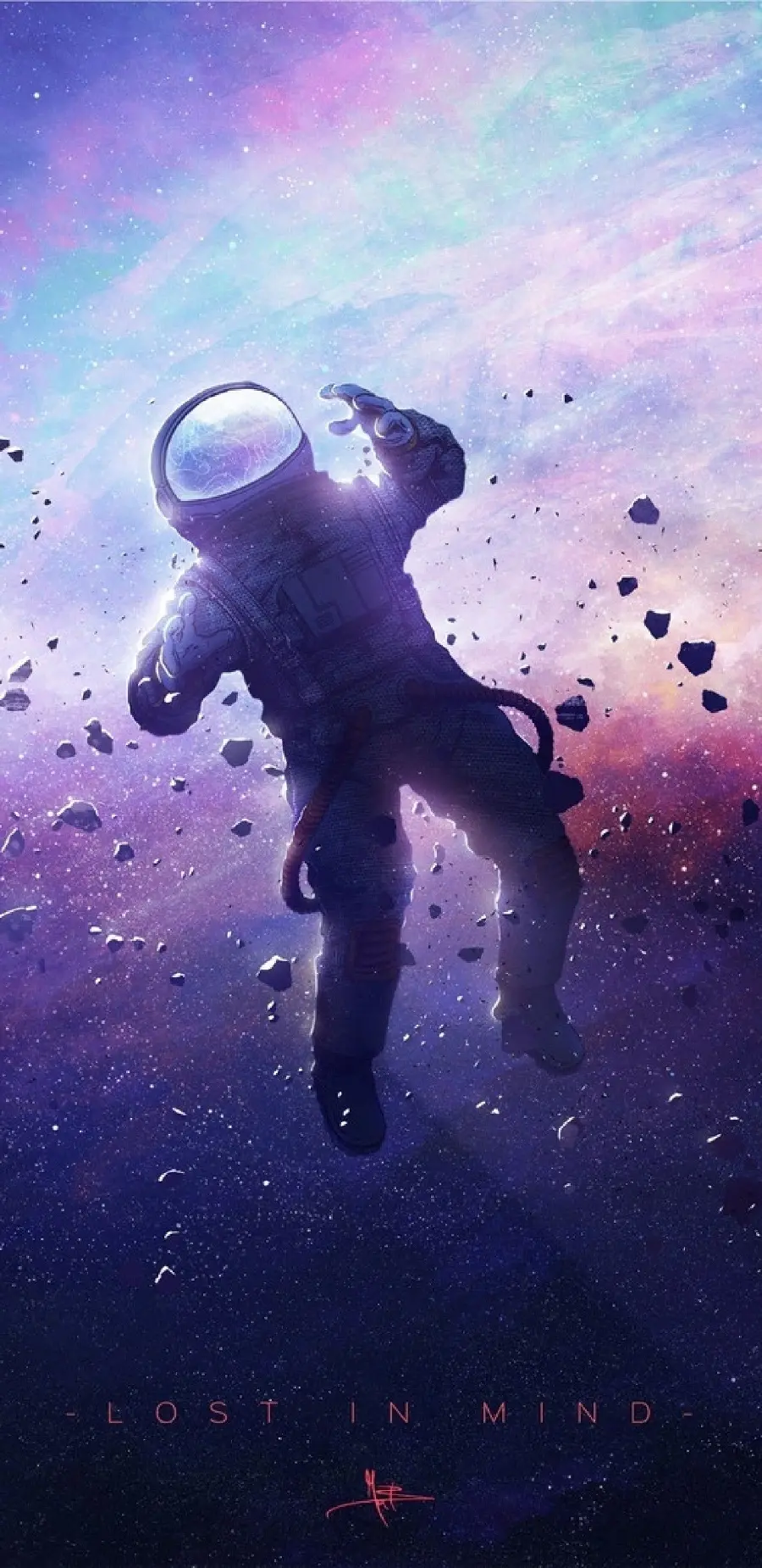 The most downloaded mobile wallpaper with an astronaut in space HD design 