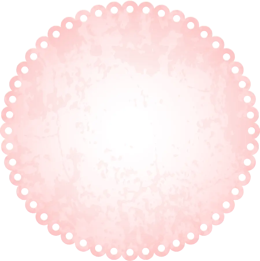 Pink circle with border Beautiful suitable for profile and logo