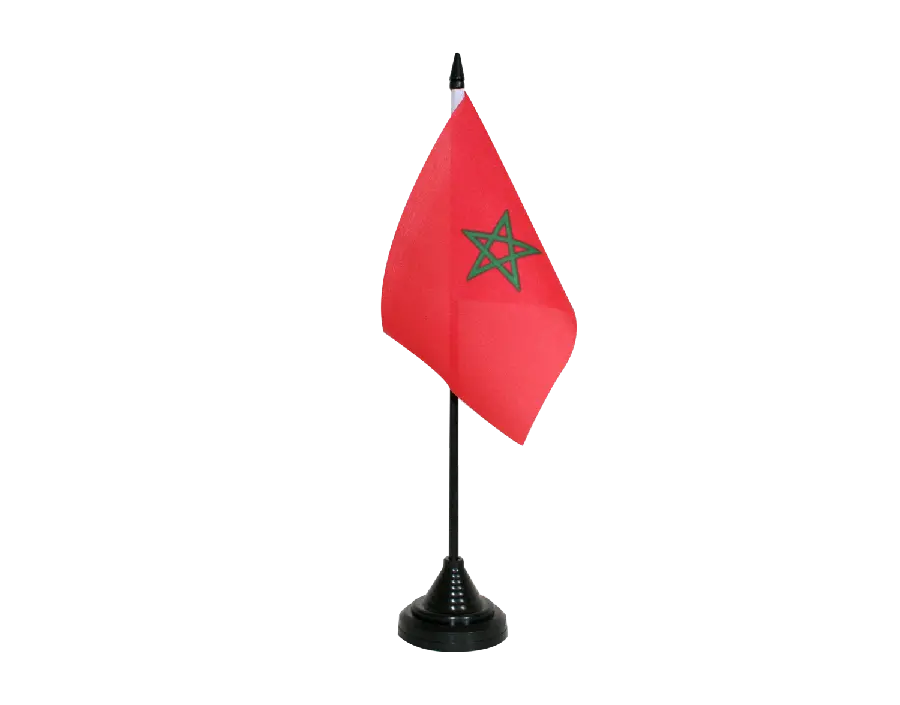 Photo png of the desktop flag of Morocco without background