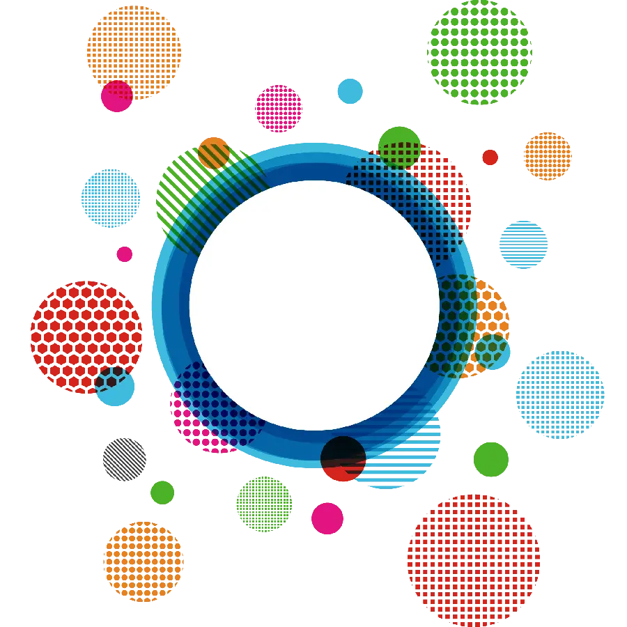 Colored circle photo png for editing
