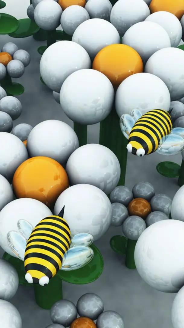 Samsung a13 wallpaper high quality with bee design
