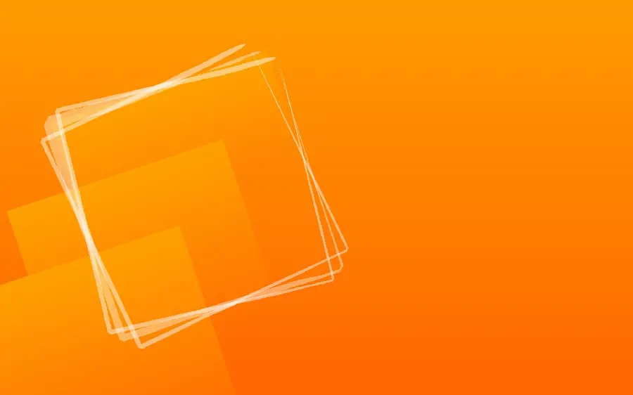 Cute Orange Wallpaper with Square Design 1402