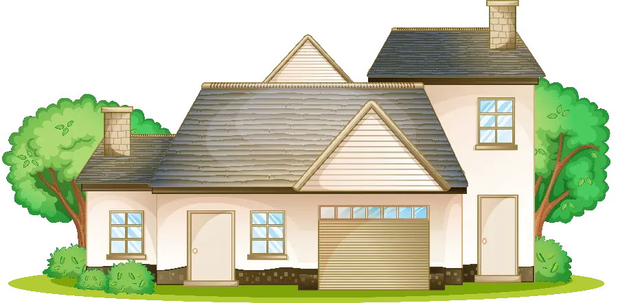 Completely free villa house png file