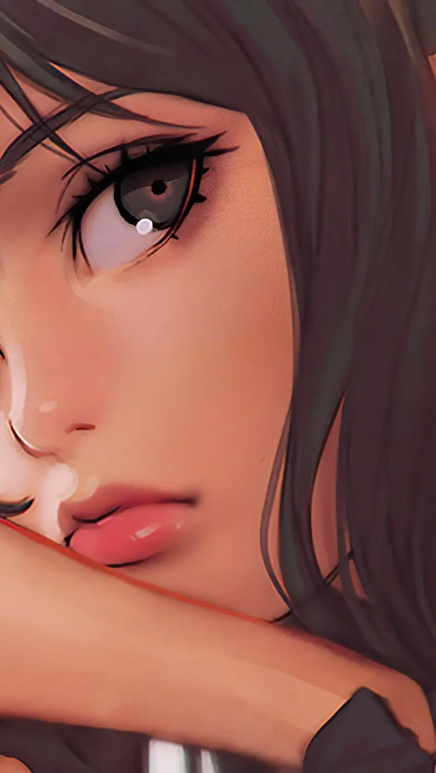 Beautiful and innocent anime girl background for phone with high quality