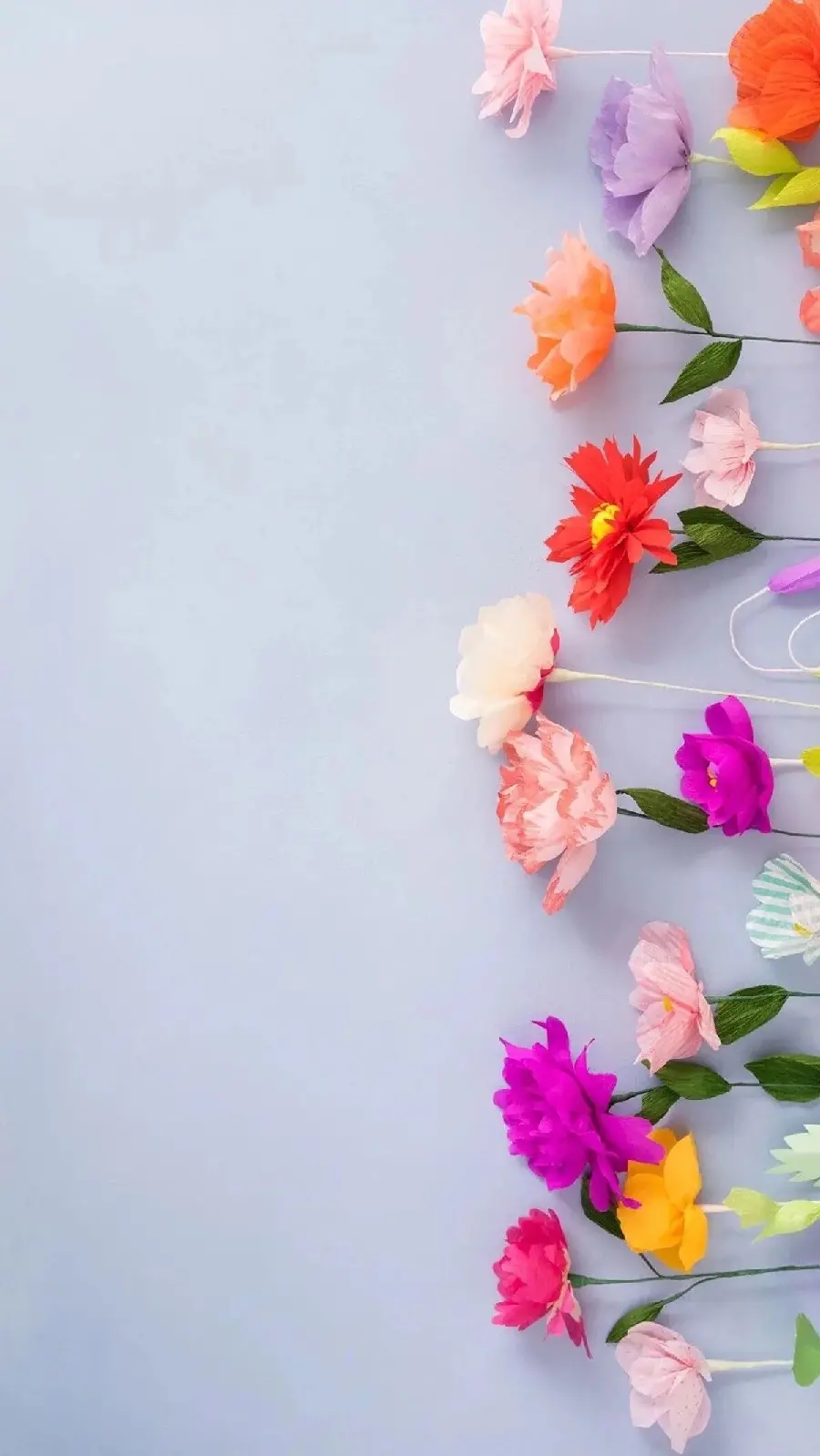 Spring flower frame suitable for making motivational photo