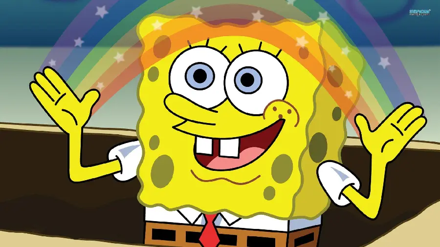 SpongeBob's profile picture is fun