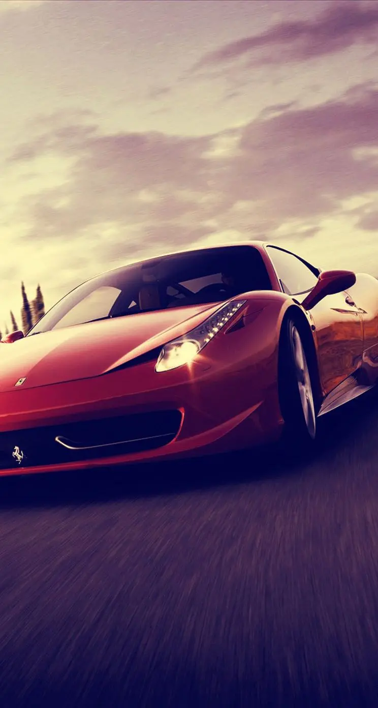 Ferrari sports car mobile wallpaper