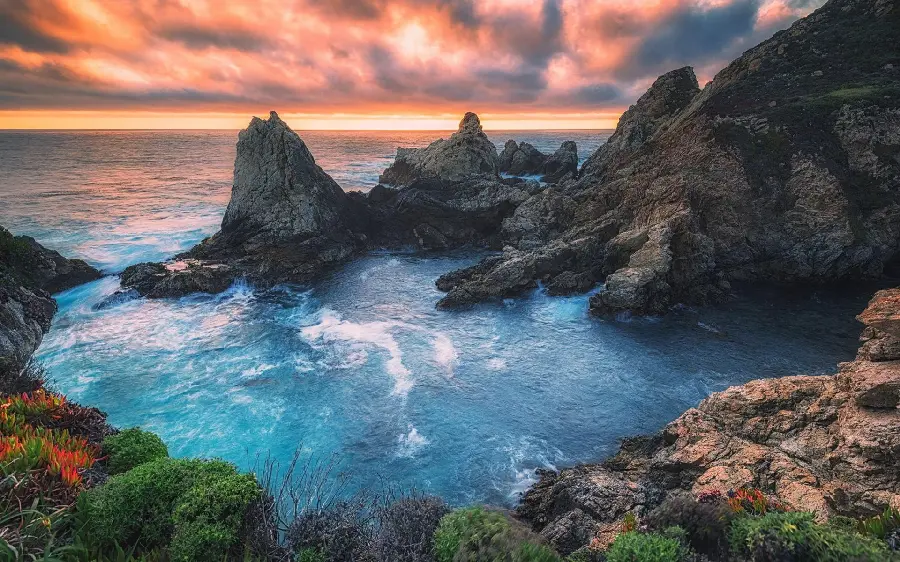 Lovely 4K view of colorful nature for printing