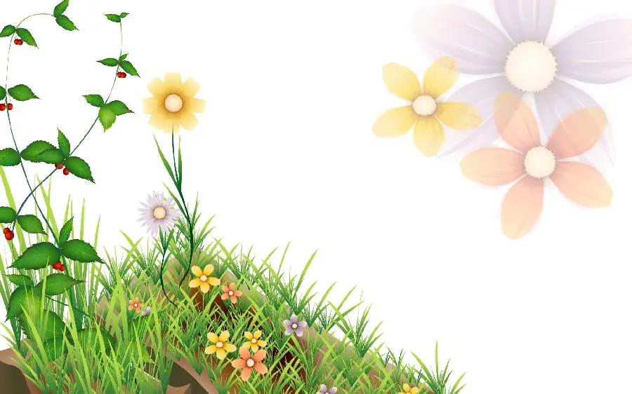 Fantasy Picture of Spring Landscape for Card Printing in 4k Quality