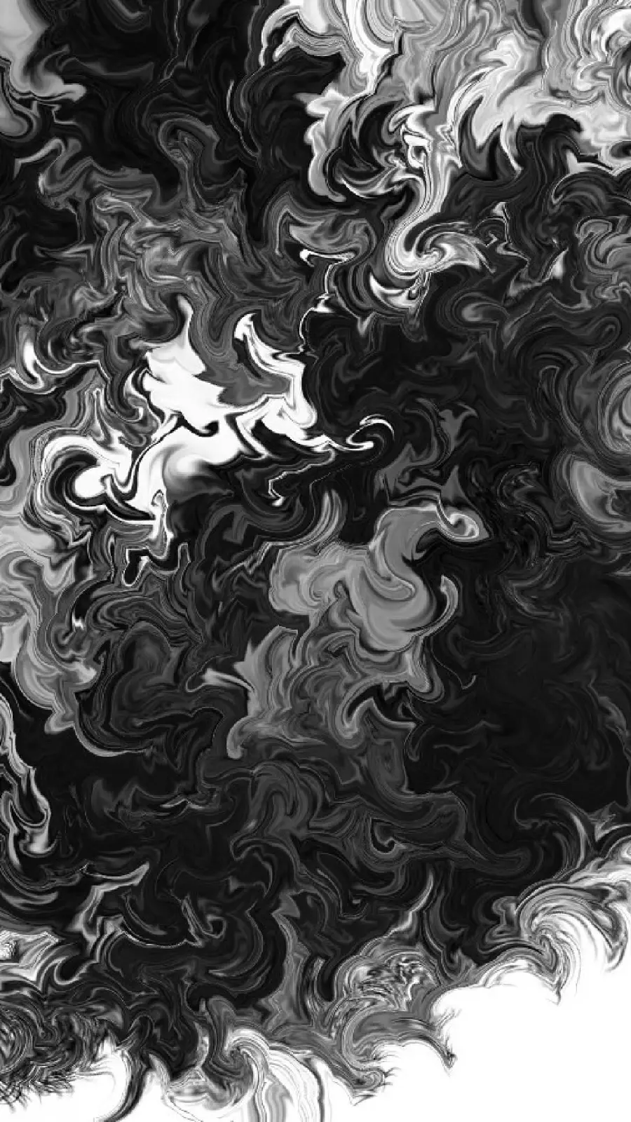 Inspiring black and white painting suitable for HD mobile background