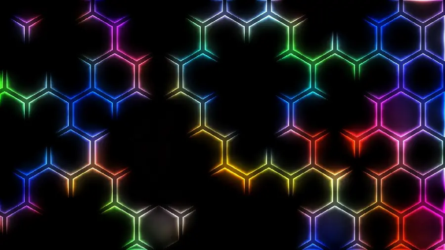 Download Colorful Mac Wallpaper Hexagons