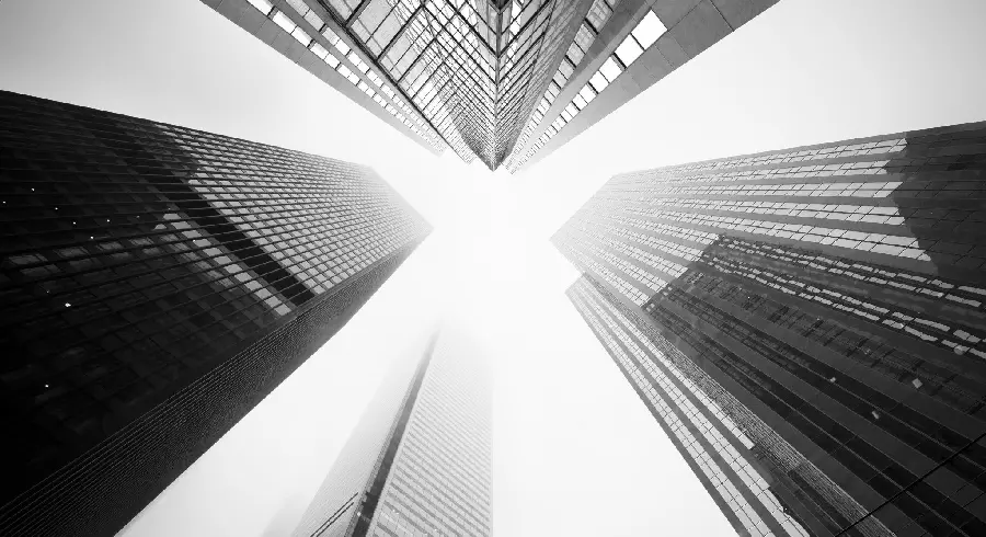 Black and White Themed Tower Photo