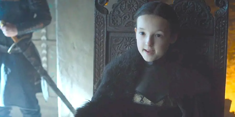 Photo of Lyanna Mormont played by Bella Ramsay in Game of Thrones