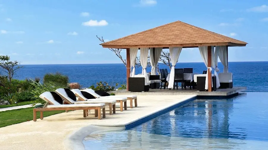Full hd photo of a luxury resort in Bali