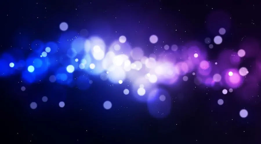 Awesome Purple Dotted Lights Wallpaper with Black Background