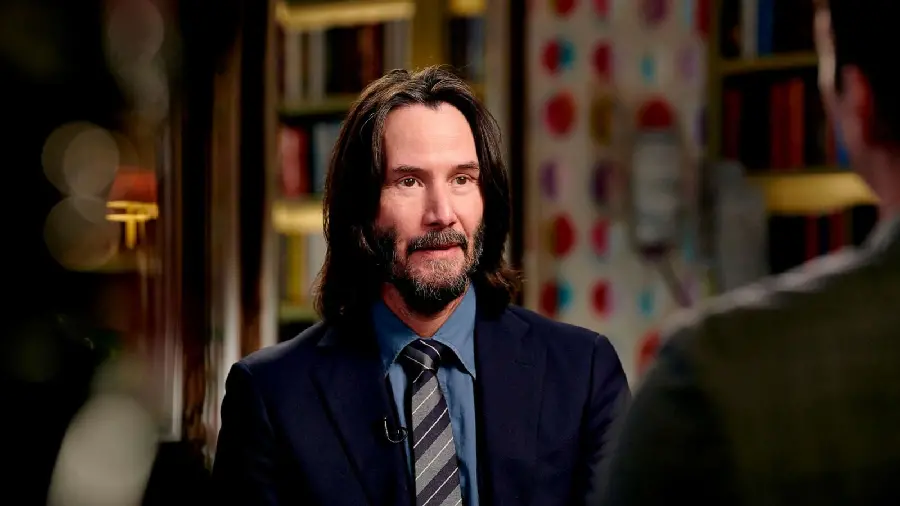 Keanu Reeves interview image as John Wick character