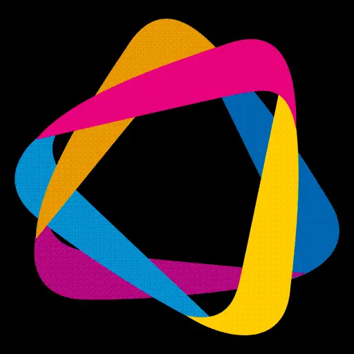 The best 3D and colorful triangle logo with full HD quality