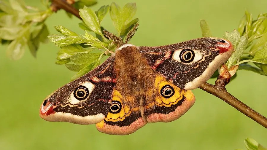 Photo Beautiful and colorful butterfly on a flower for a profile