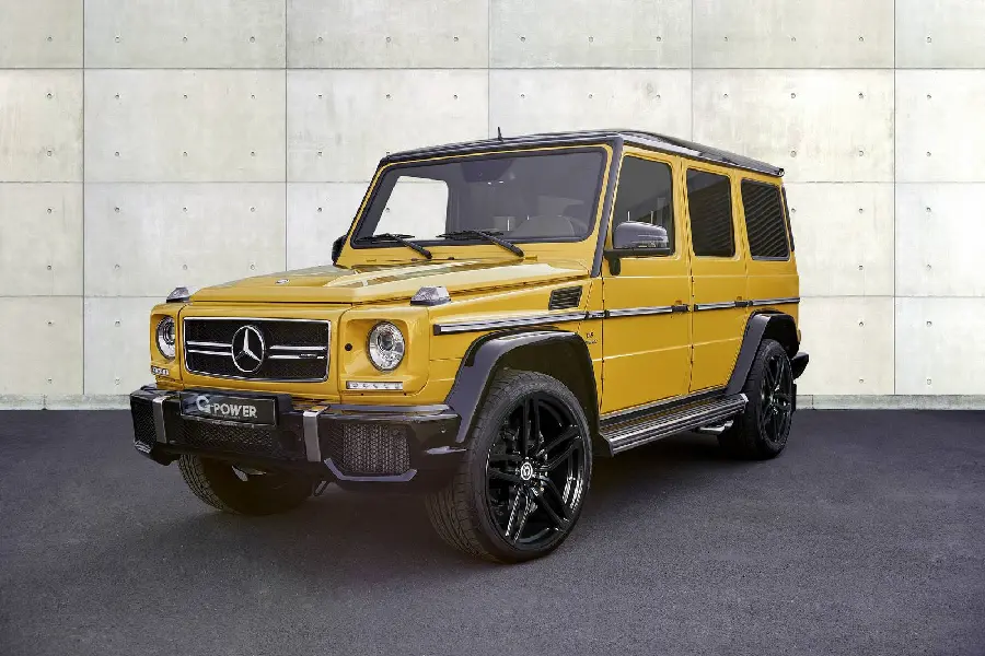Special Yellow Mercedes Benz G63 Picture