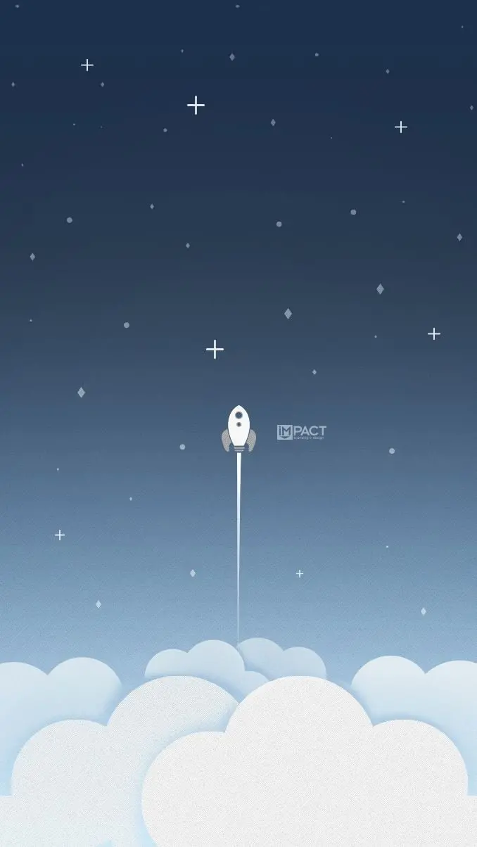 Beautiful background of a rocket suitable for your phone wallpaper