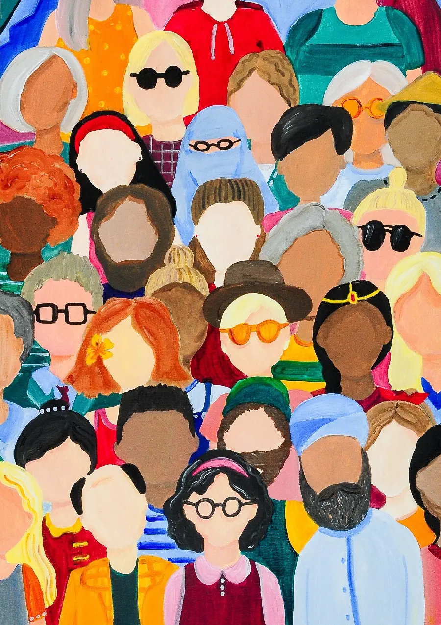 The most beautiful painting of cultural diversity around the world for ideas and patterns