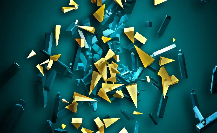 Triangle fantasy wallpaper for computer with 4K quality
