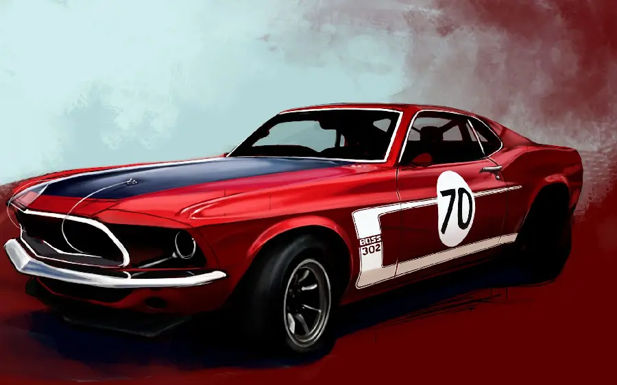 Attractive and beautiful photo of a foreign car number seventy with excellent quality 