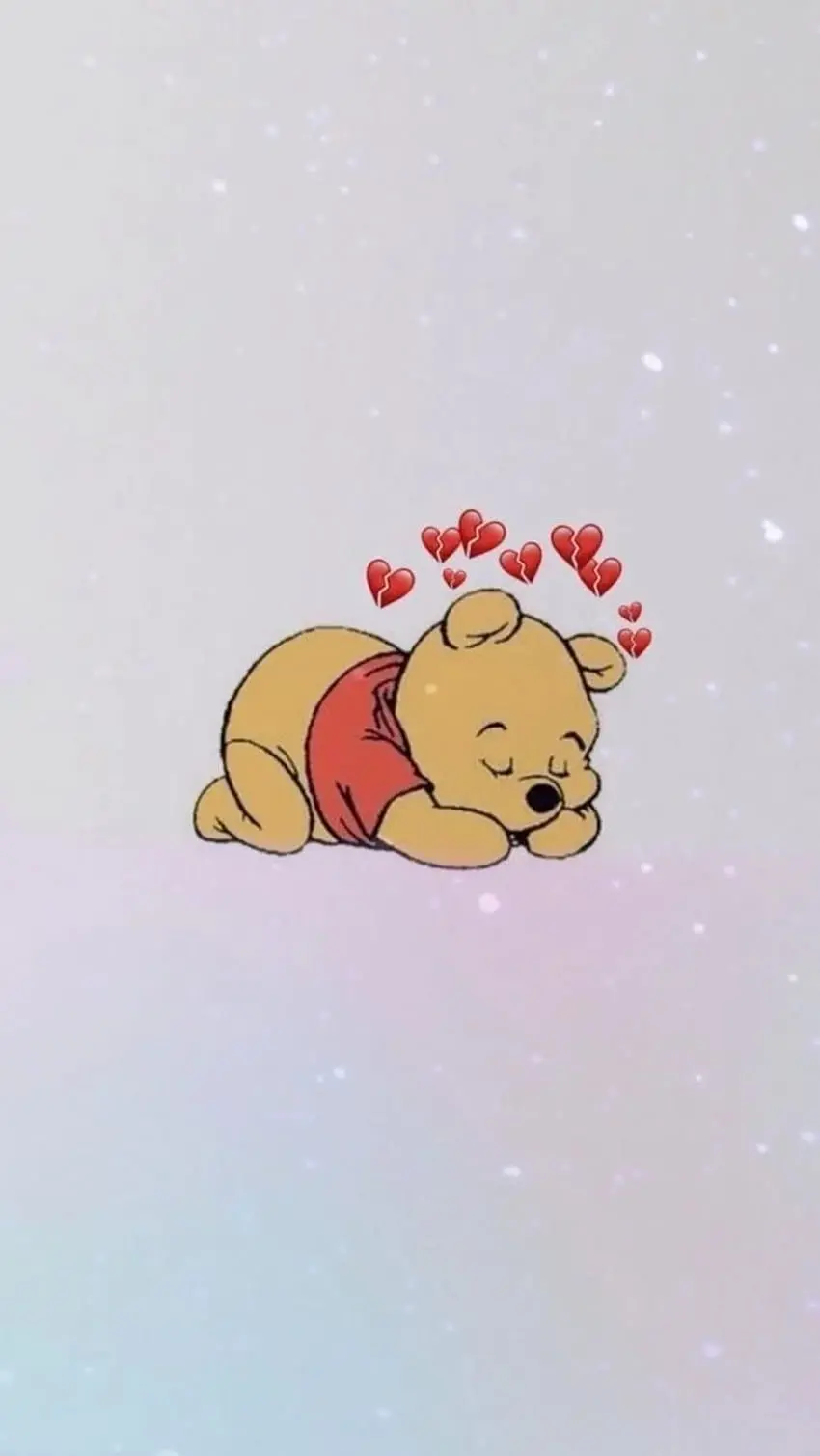 Beautiful sleeping Winnie the Pooh wallpaper for all Samsung phones