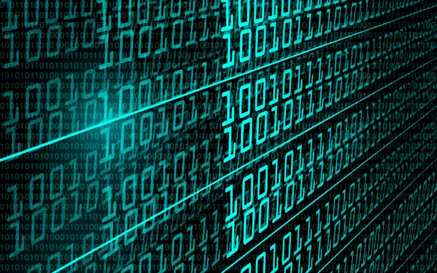 The latest 3D computer science themed digital background