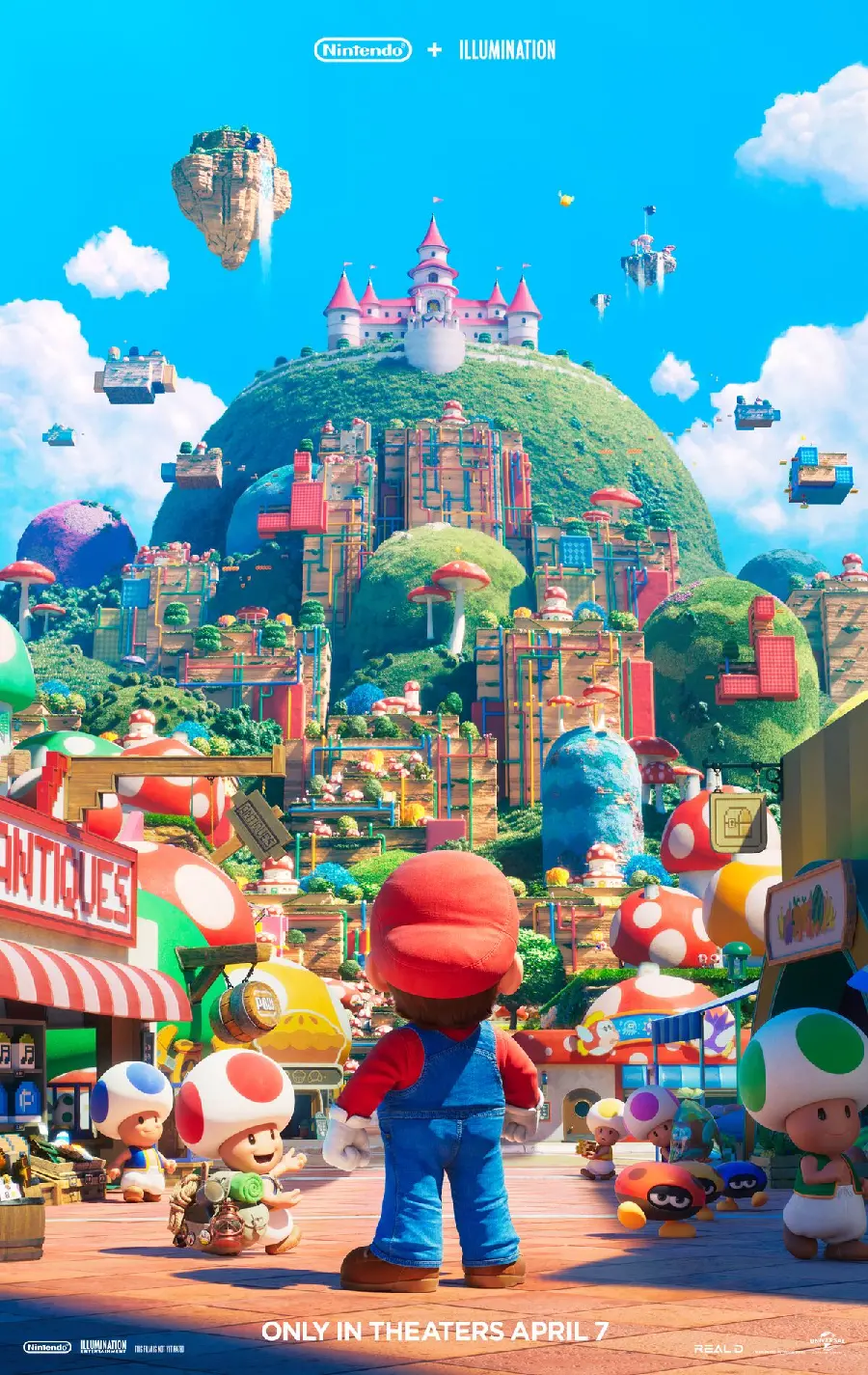 Poster of the movie Mario the mushroom eater or Super Mario for the post