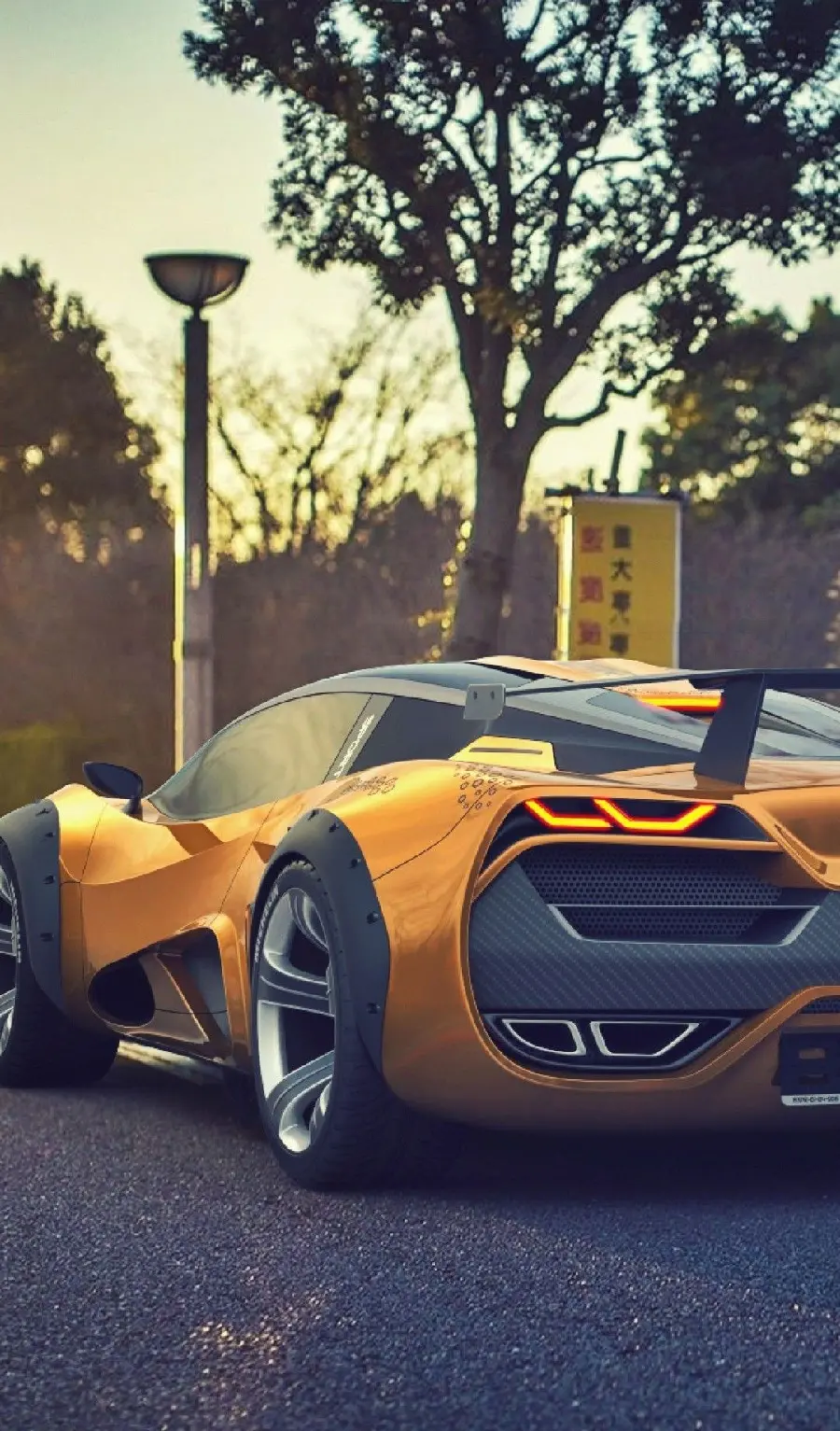 Free HD Super Sports Car Mobile Wallpaper