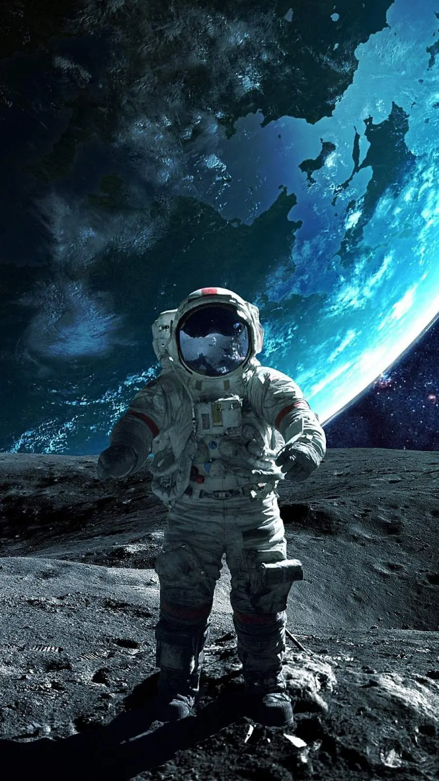 Fantasy Astronaut Background in Space with Very Good Quality