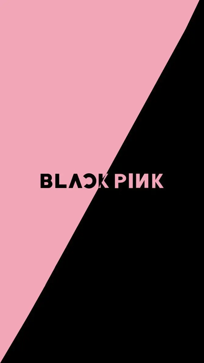 Blackpink black and pink phone wallpaper for fans of the Korean group
