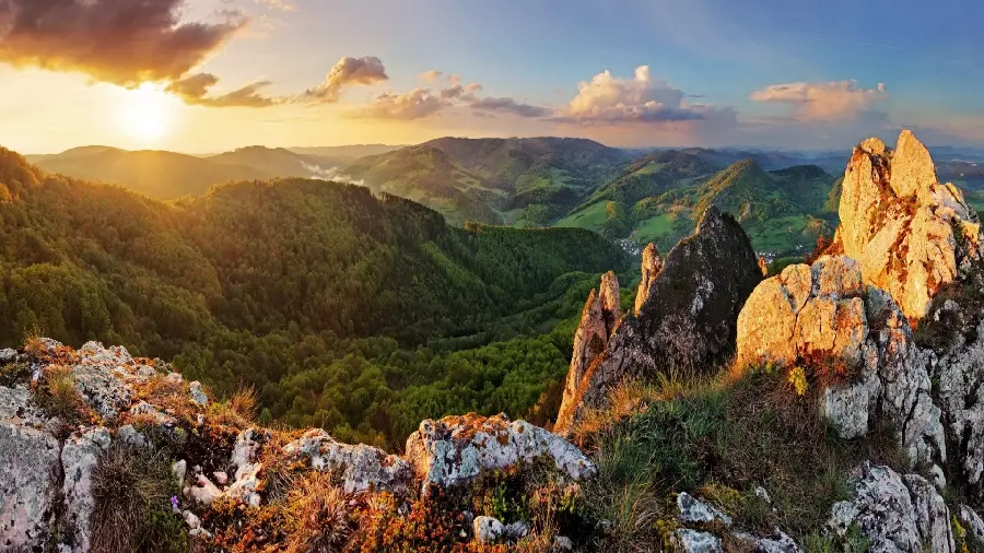 Download mountain background photo and mountain background with sunset