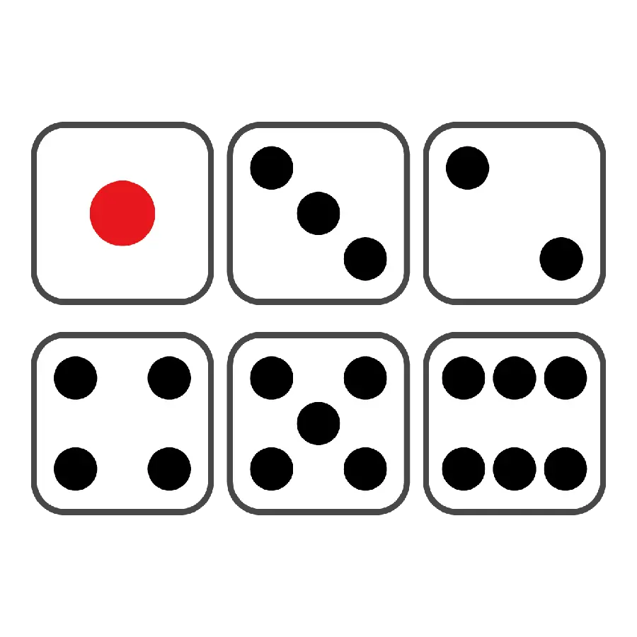 High quality dice numbers photo