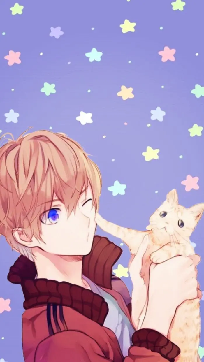 Download 4k photo of a cute anime boy