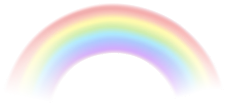 Rainbow photo in PNG format and free