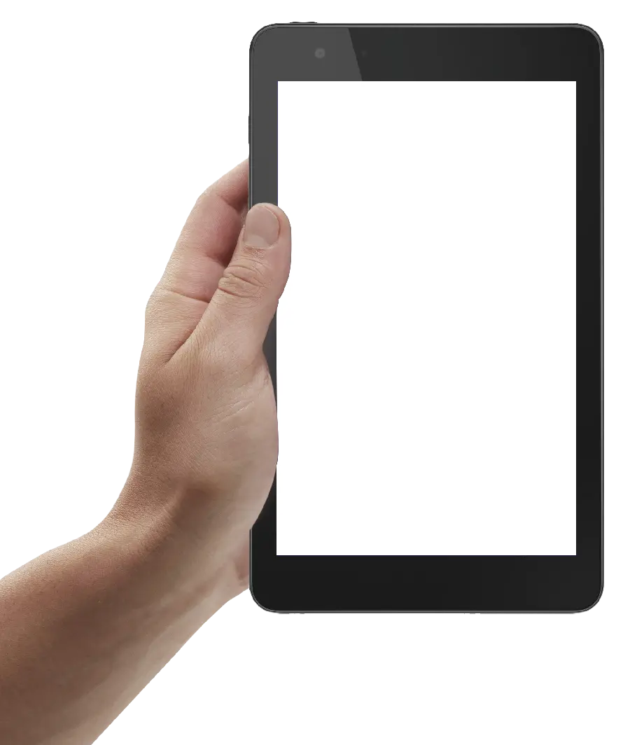 Download tablet image with blank screen for Inshot