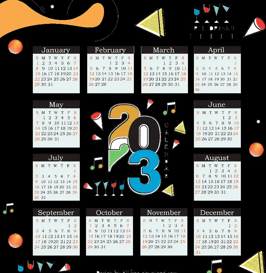 2023 Calendar Photo for HD Printing