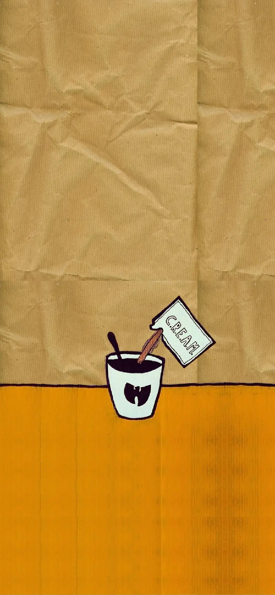 Super beautiful HD digital painting of coffee drink
